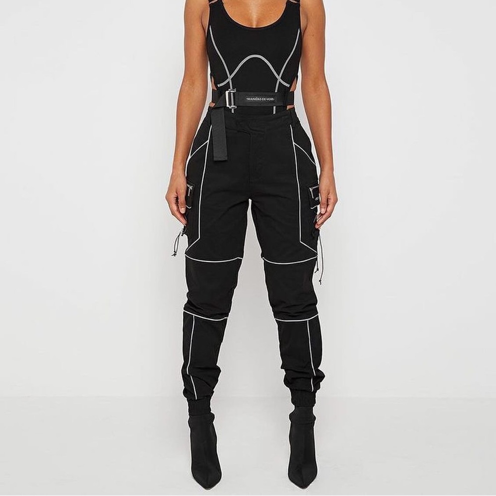 Maniere de voir reflective cargo pants